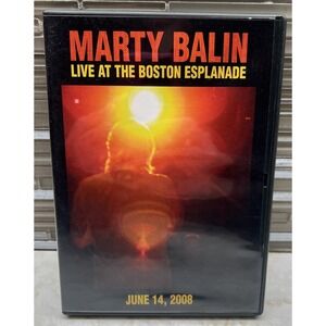 Marty Balin Live at the Boston Esplanade DVD Video 2008 Concert New Sealed